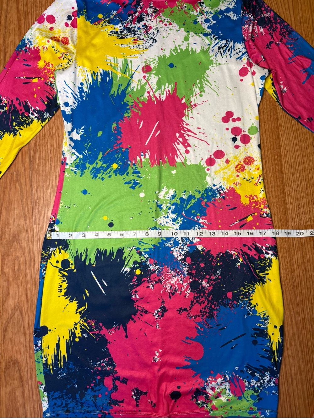 Colorful fun pattern dress - Picture 4 of 7